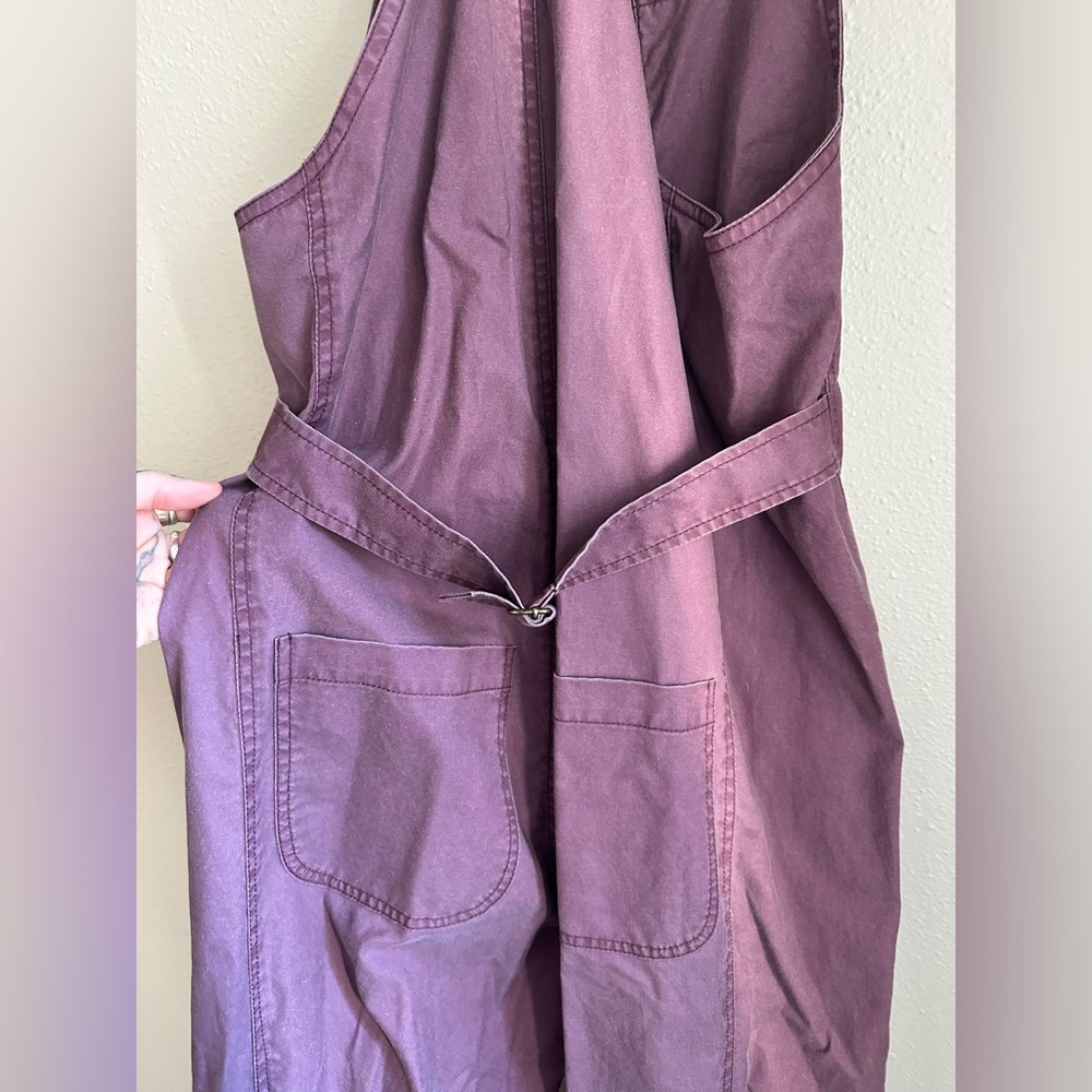 Caron Callahan Bria Jumpsuit Mulberry Canvas OG $395 Size M - Picture 8 of 12